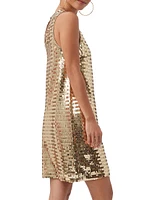 Koa Sequin Shift Minidress