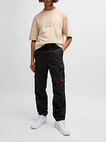 Regular-Fit Cargo Trousers Ripstop Cotton