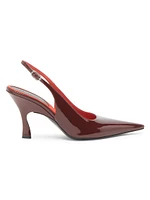 Elsa 90MM Shiny Patent Pumps