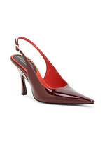 Elsa 90MM Shiny Patent Pumps