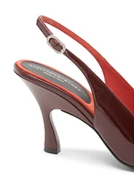 Elsa 90MM Shiny Patent Pumps