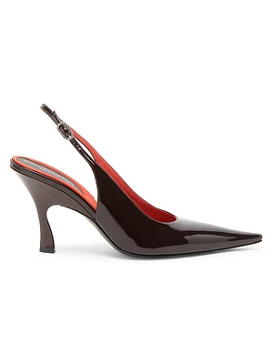 Elsa 90MM Shiny Patent Pumps