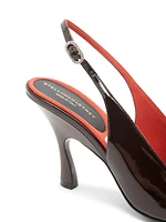 Elsa 90MM Shiny Patent Pumps