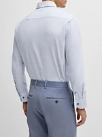 Casual-Fit Shirt in Structured Cotton