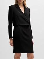 Tailored Dress Matte Fabric