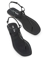 Patent Leather Thong Sandals