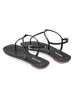 Patent Leather Thong Sandals