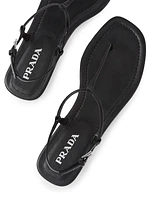 Patent Leather Thong Sandals