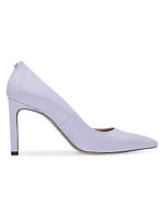 High Heeled Pumps Leather with Pointed Toe