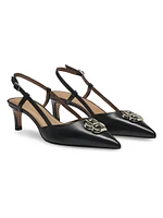 Slingback Pumps Nappa Leather with Double B Monogram