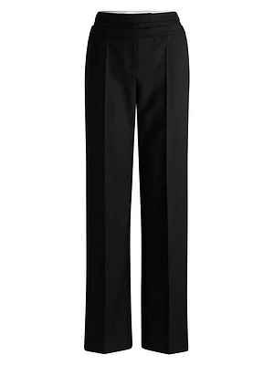 Regular Fit Trousers Virgin Wool Twill