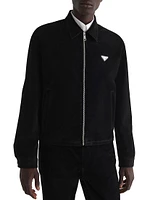 Cotton Velvet Blouson Jacket