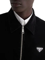 Cotton Velvet Blouson Jacket