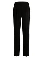 Regular Fit Trousers Matte Fabric