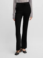 High Waisted Slim Fit Trousers