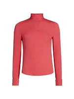 Silk Stand Collar Blouse