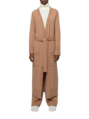 Alessi Long Tie-Waist Cardigan