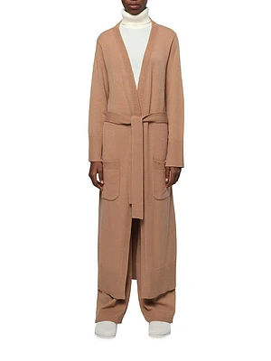Alessi Long Tie-Waist Cardigan
