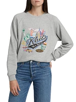 Vintage Raglan-Sleeve Sweatshirt