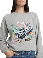 Vintage Raglan-Sleeve Sweatshirt