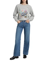 Vintage Raglan-Sleeve Sweatshirt