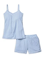 2-Piece Luxe Pima Cotton Cami Shorts Set