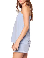 2-Piece Luxe Pima Cotton Cami Shorts Set