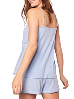 2-Piece Luxe Pima Cotton Cami Shorts Set