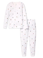 Little Boy's & Bateau 4-Piece Pajamas Set