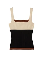 Maki Colorblock Squareneck Tank Top