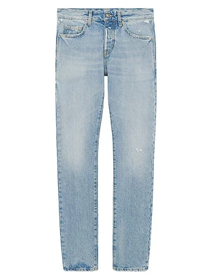 Slim-Fit Jeans Waves Denim