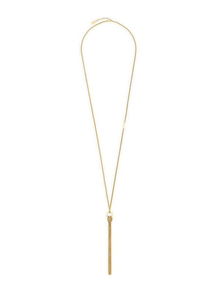 Cassandre Tassel Necklace in Metal