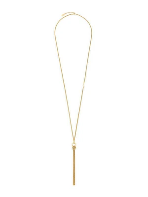 Cassandre Tassel Necklace in Metal