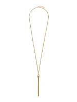 Cassandre Tassel Necklace in Metal