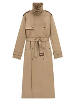 Trench Coat in Cotton Serge