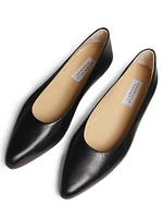 Andre Leather Ballerina Flats