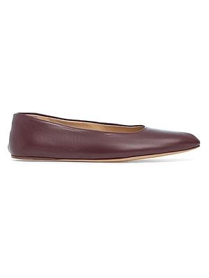 Andre Leather Ballerina Flats