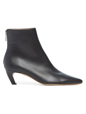 Clayton 50MM Leather Ankle Boots