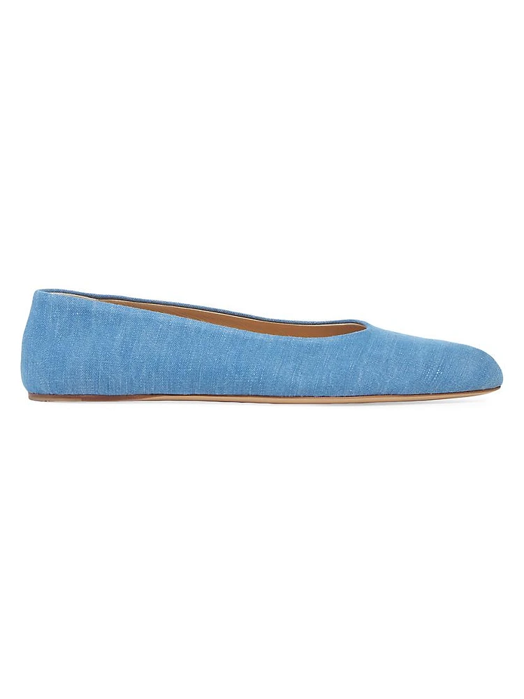 Andre Cotton & Linen Ballerina Flats