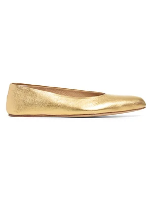 Andre Leather Ballerina Flats