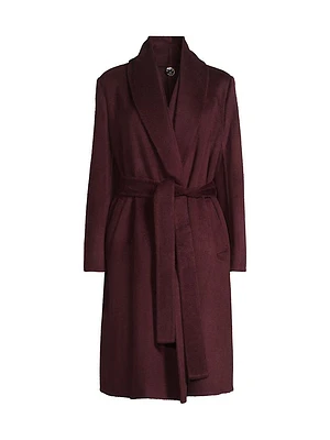 Yael Wool-Blend Belted Coat