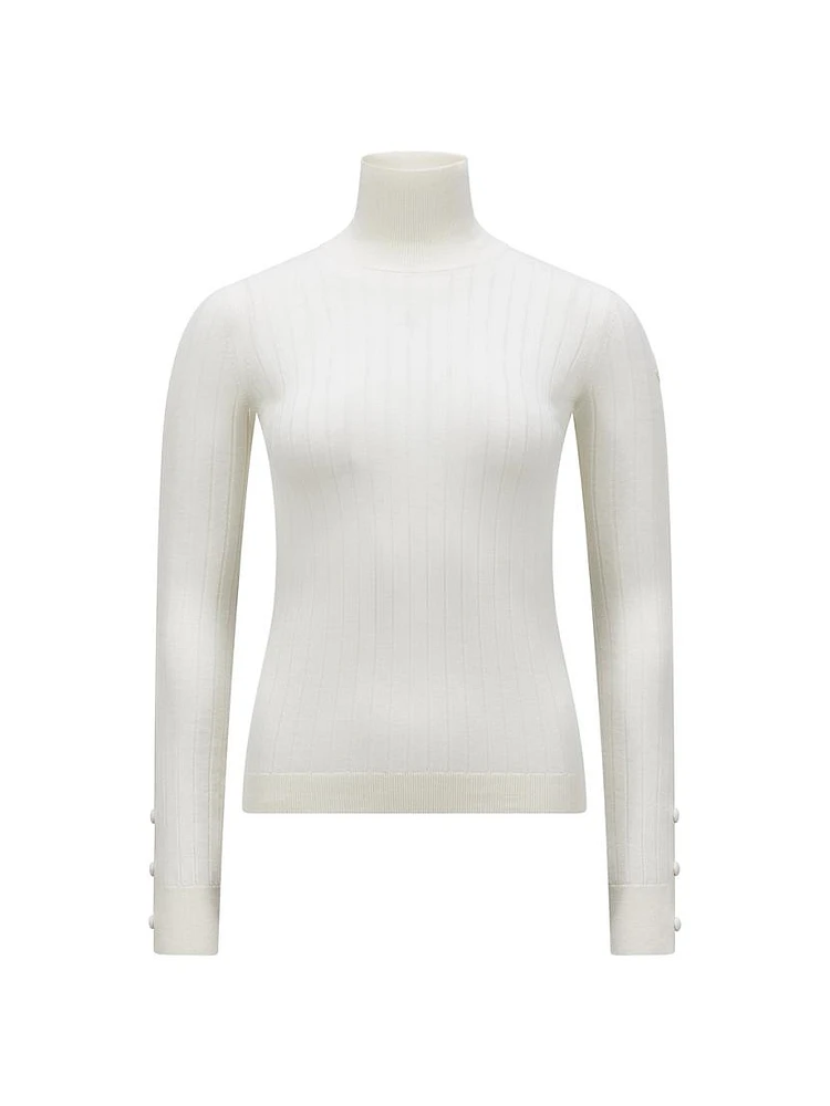 Wool Cashmere Turtleneck Sweater