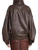 Bomber Jacket in Lambskin