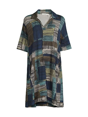 Gaiabe Patterned Shirtdress