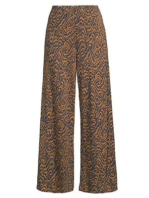 Pirista Wide-Leg Printed Pants