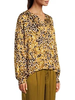 Dolma Leopard Blouse