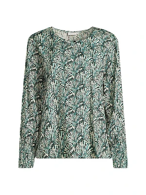 Baila Scallop Palm Blouse