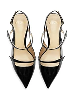 Tita 60MM Leather Slingback Pumps