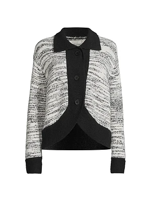 Luvia Spacedye Polo Cardigan
