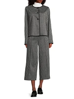 September Piana Houndstooth Culotte Pants